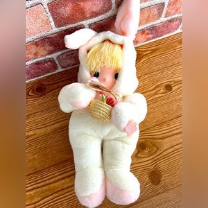 Precious Moments Snowflake Doll  #5379 1985 Easter Bunny